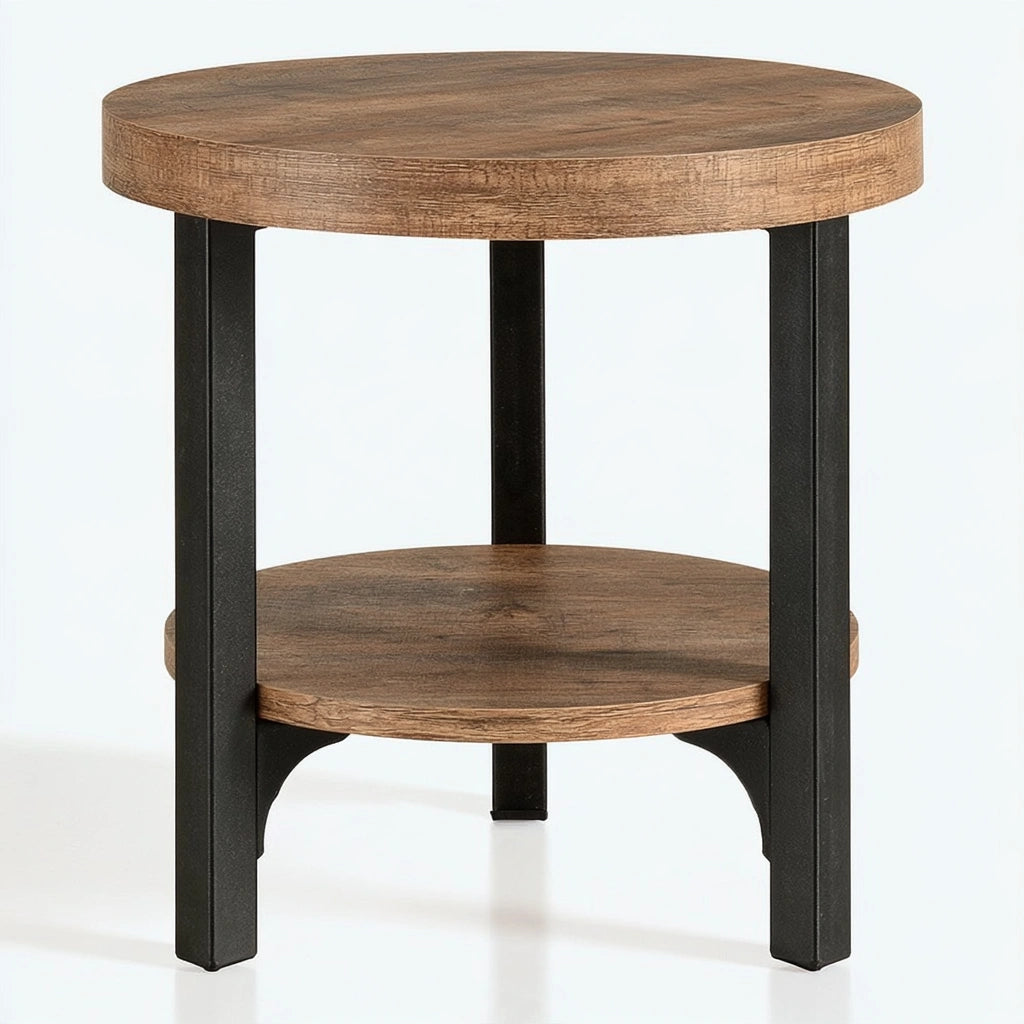 Bijzettafel van hout, kleur lichtbruin